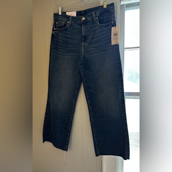 7 for All Mankind Cropped Alexa Size 31 - Picture 5 of 9